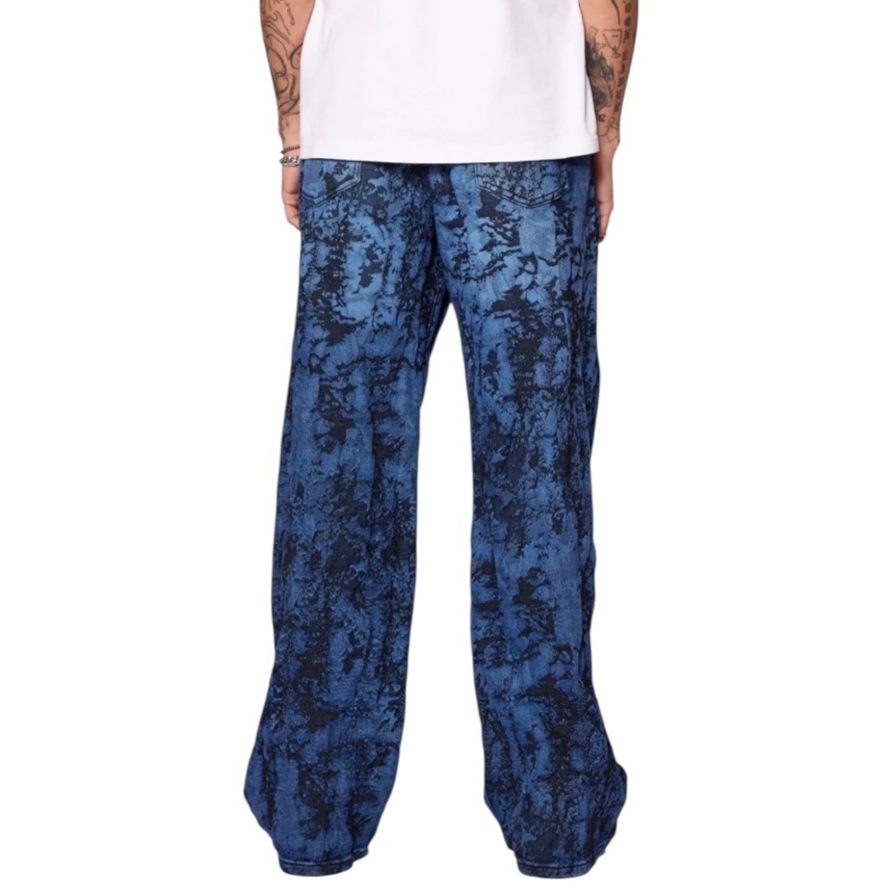 VALABASAS | MENS DENIM RANGER BAGGY DENIM JEAN VINTAGE BLUE DYEING 36 - Picture 2 of 16